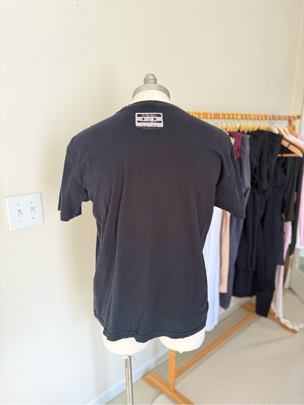 Supreme Black Tee with White Cassette Graphic - On The Reel - Picture 9 of 9